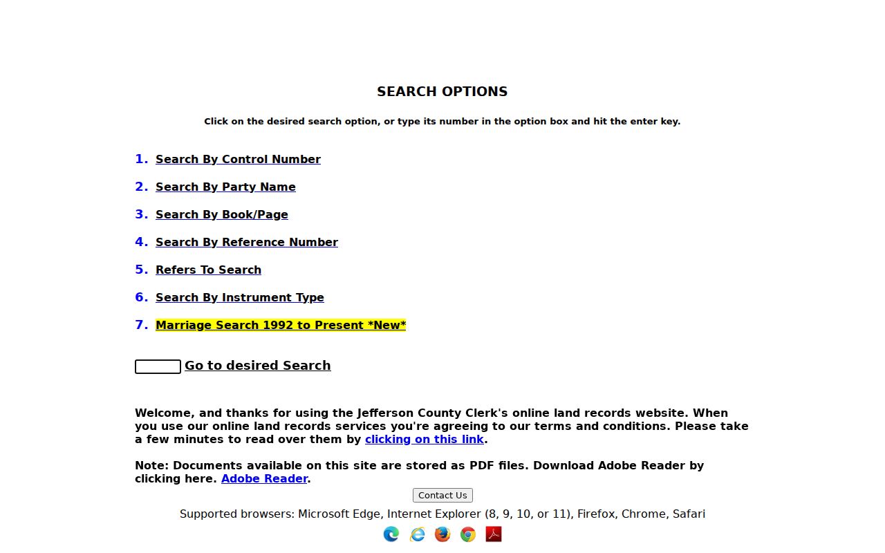Jeffersontown residents directory Jefferson County deed index