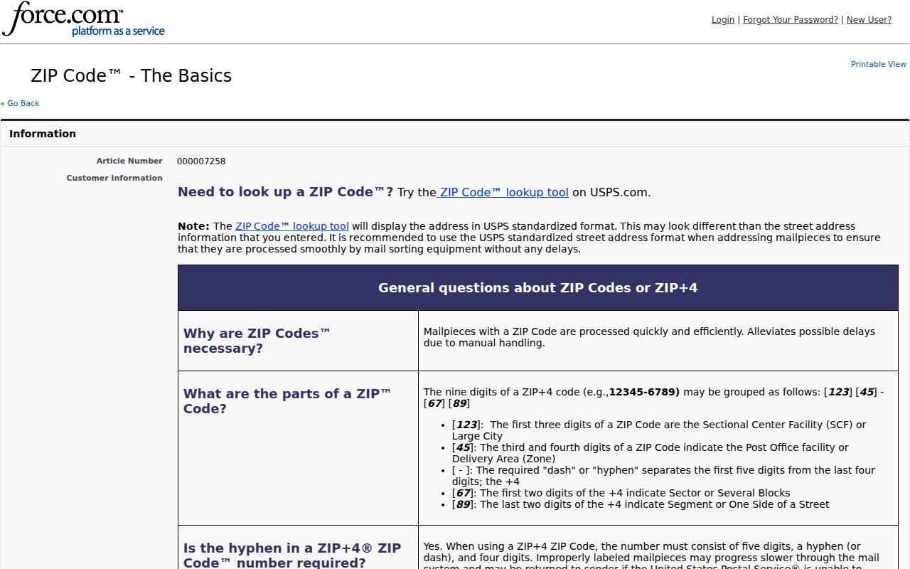 Jeffersontown ZIP code directory view of USPS ZIP basics